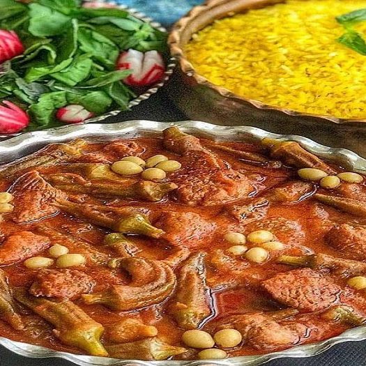 خورشت بامیه خورشت بامیه